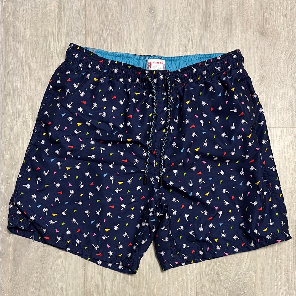 🔥BUNDLESALE Mens M Broken Threads Swim Trunks Quick-Dry